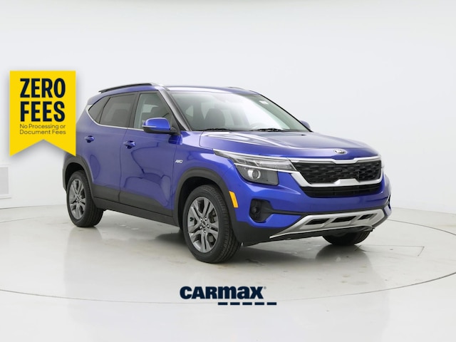 Blue 2021 Kia Seltos SUV / Crossover All-Wheel Drive Automatic