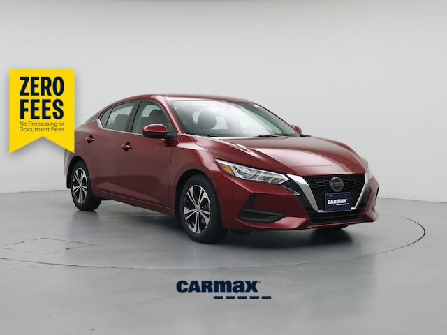 Red 2023 Nissan Sentra Sedan Front-Wheel Drive Automatic