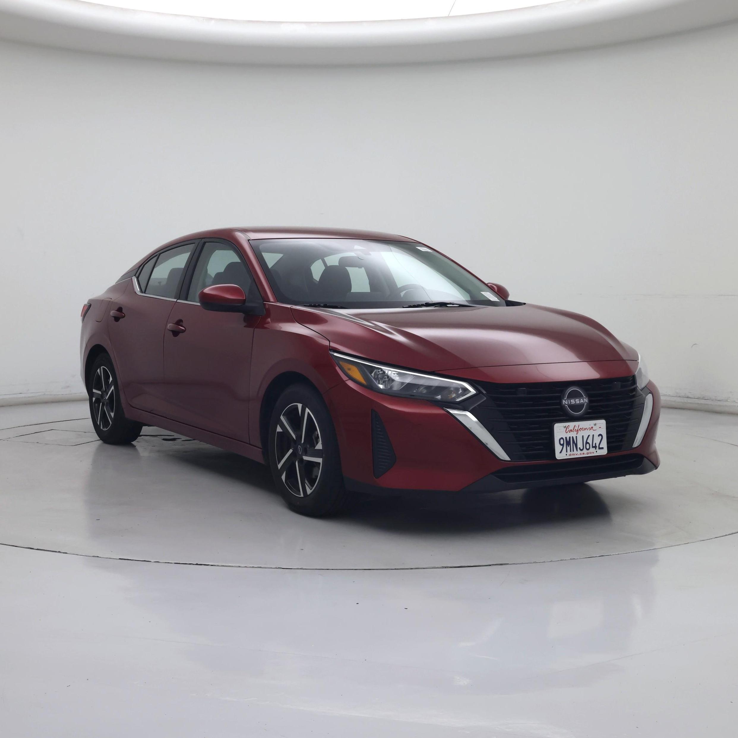 Red 2024 Nissan Sentra Sedan Front-Wheel Drive Automatic