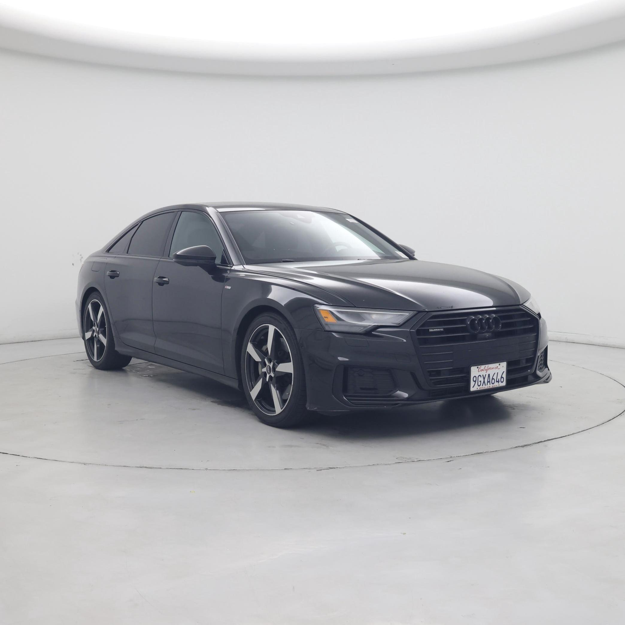 Blue 2021 Audi A6 Sedan All-Wheel Drive Automatic