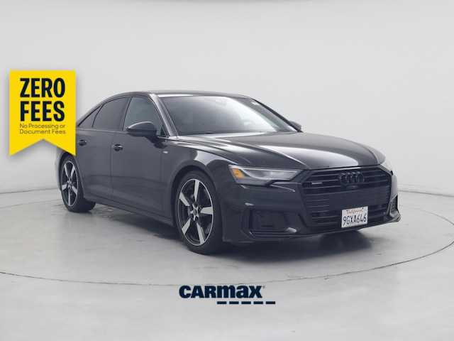 Blue 2021 Audi A6 Sedan All-Wheel Drive Automatic