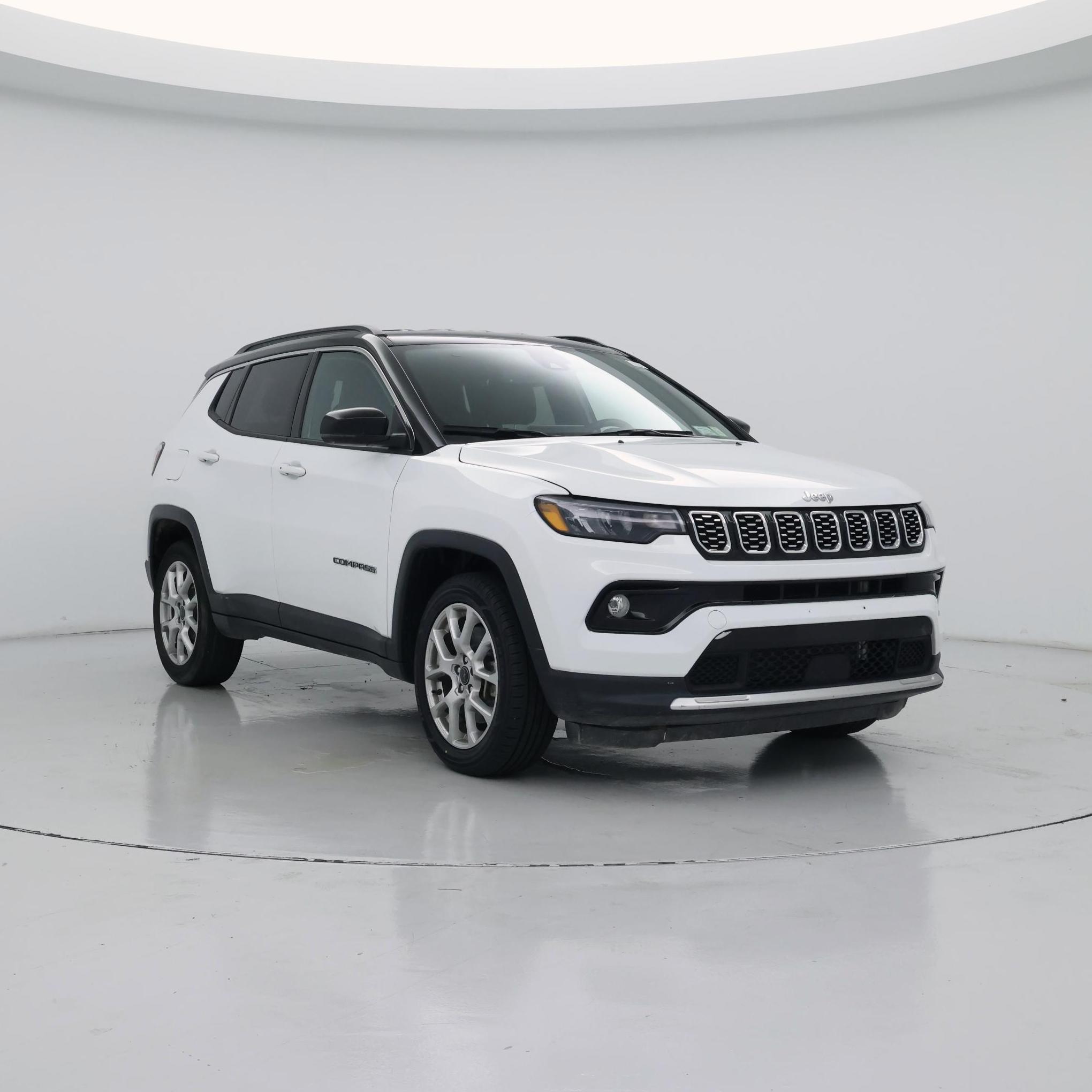 White 2025 Jeep Compass SUV / Crossover Four-Wheel Drive Automatic