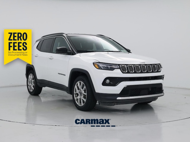 White 2025 Jeep Compass SUV / Crossover Four-Wheel Drive Automatic