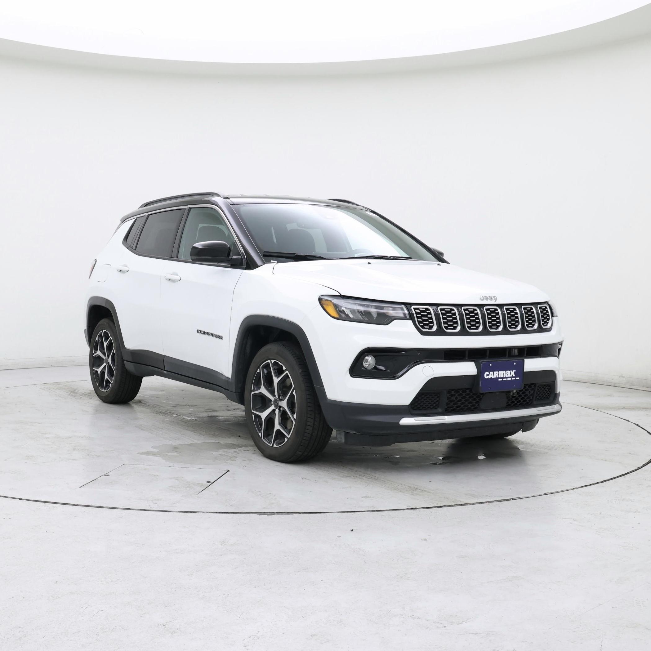 White 2025 Jeep Compass SUV / Crossover Four-Wheel Drive Automatic