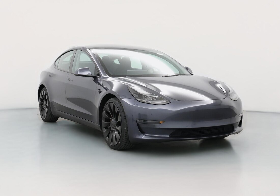 2022 Tesla Model 3 Performance in Gray — CarMax photo