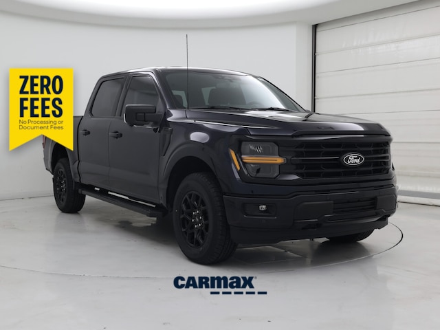 Blue 2025 Ford F-150 Pickup Truck Four-Wheel Drive Automatic