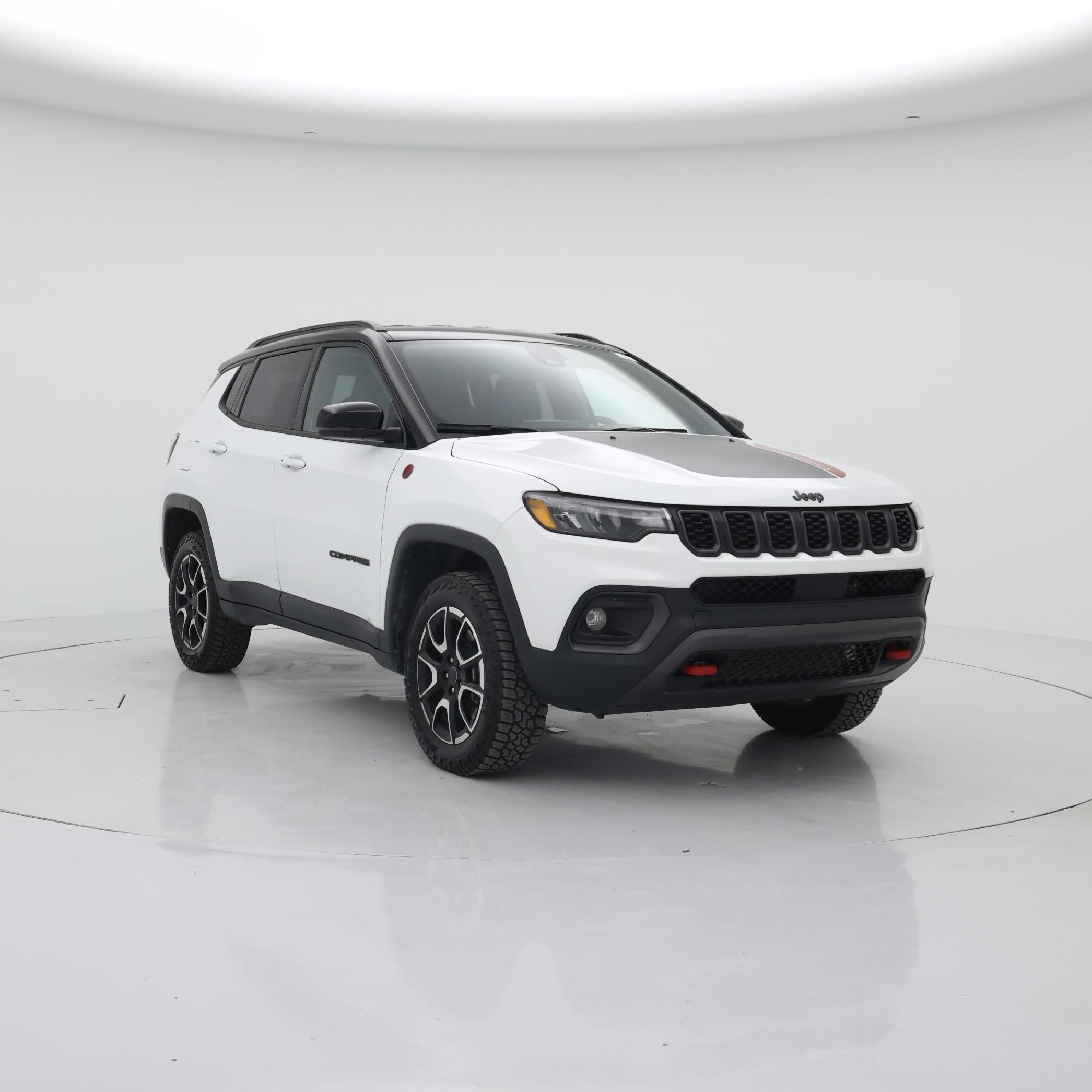 White 2025 Jeep Compass SUV / Crossover Four-Wheel Drive Automatic