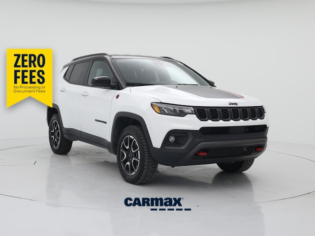 White 2025 Jeep Compass SUV / Crossover Four-Wheel Drive Automatic