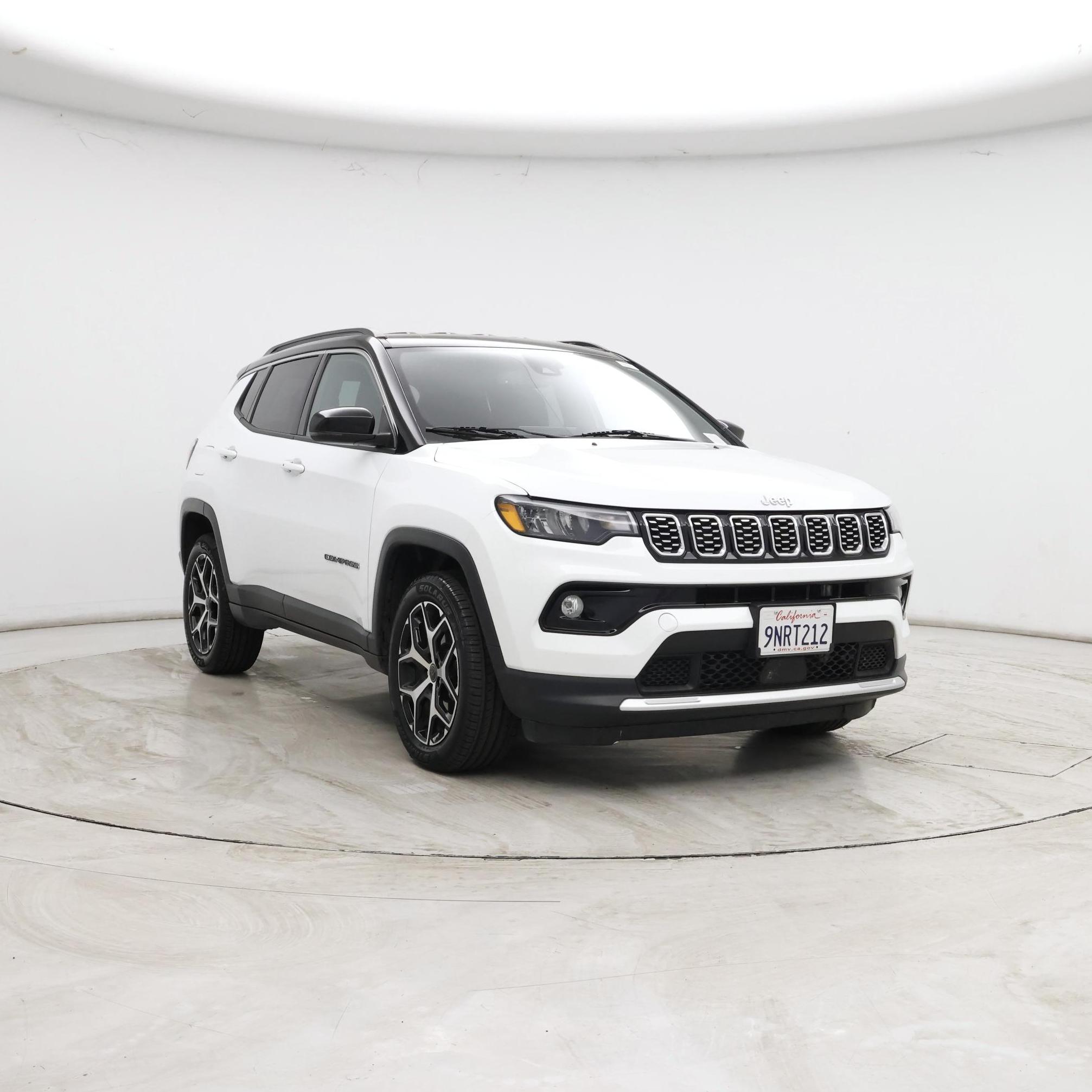 White 2025 Jeep Compass SUV / Crossover Four-Wheel Drive Automatic