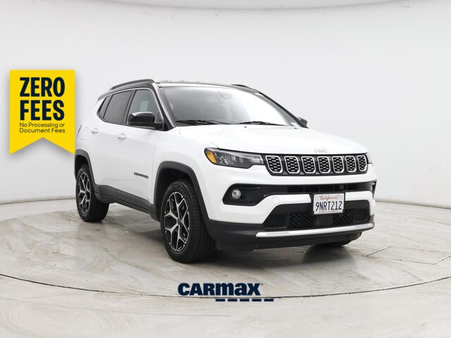 White 2025 Jeep Compass SUV / Crossover Four-Wheel Drive Automatic