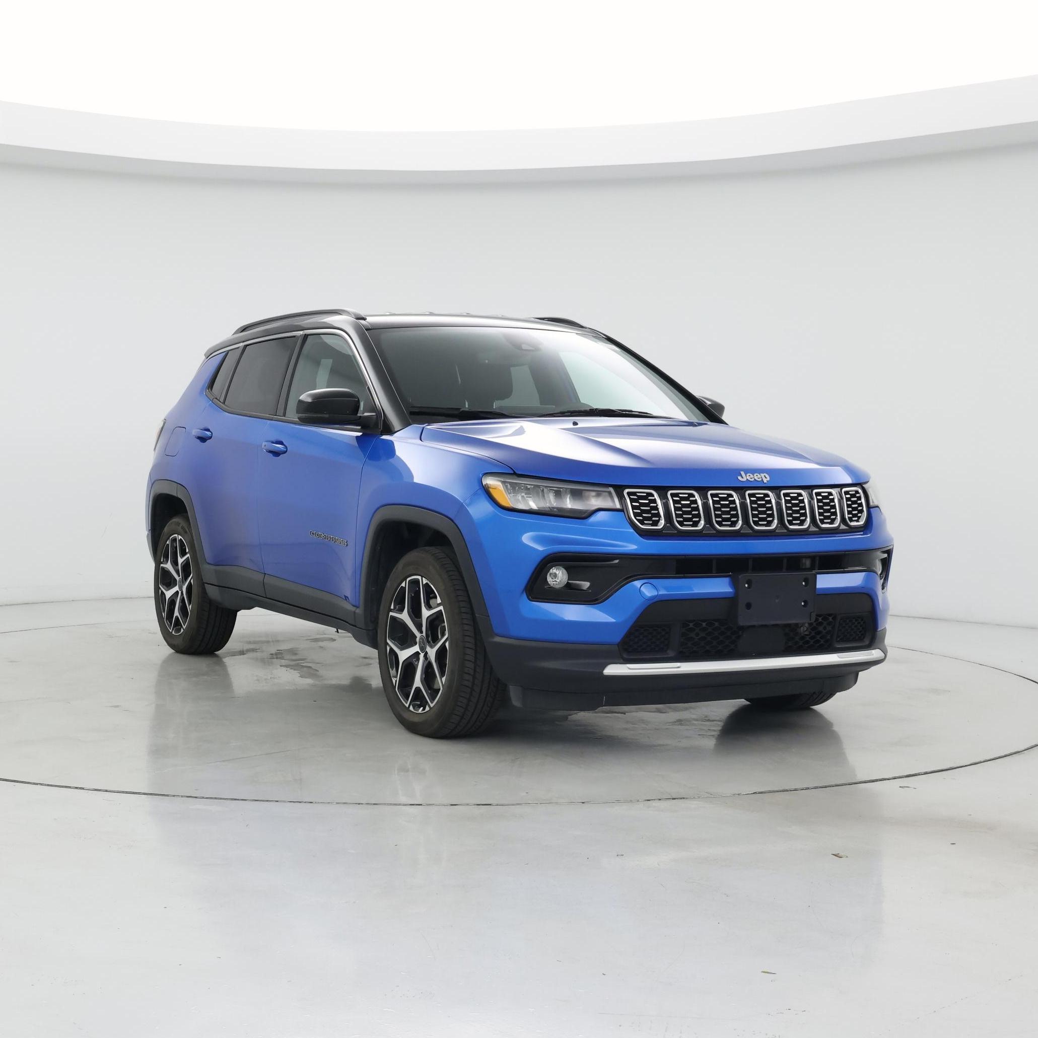 Blue 2025 Jeep Compass SUV / Crossover Four-Wheel Drive Automatic
