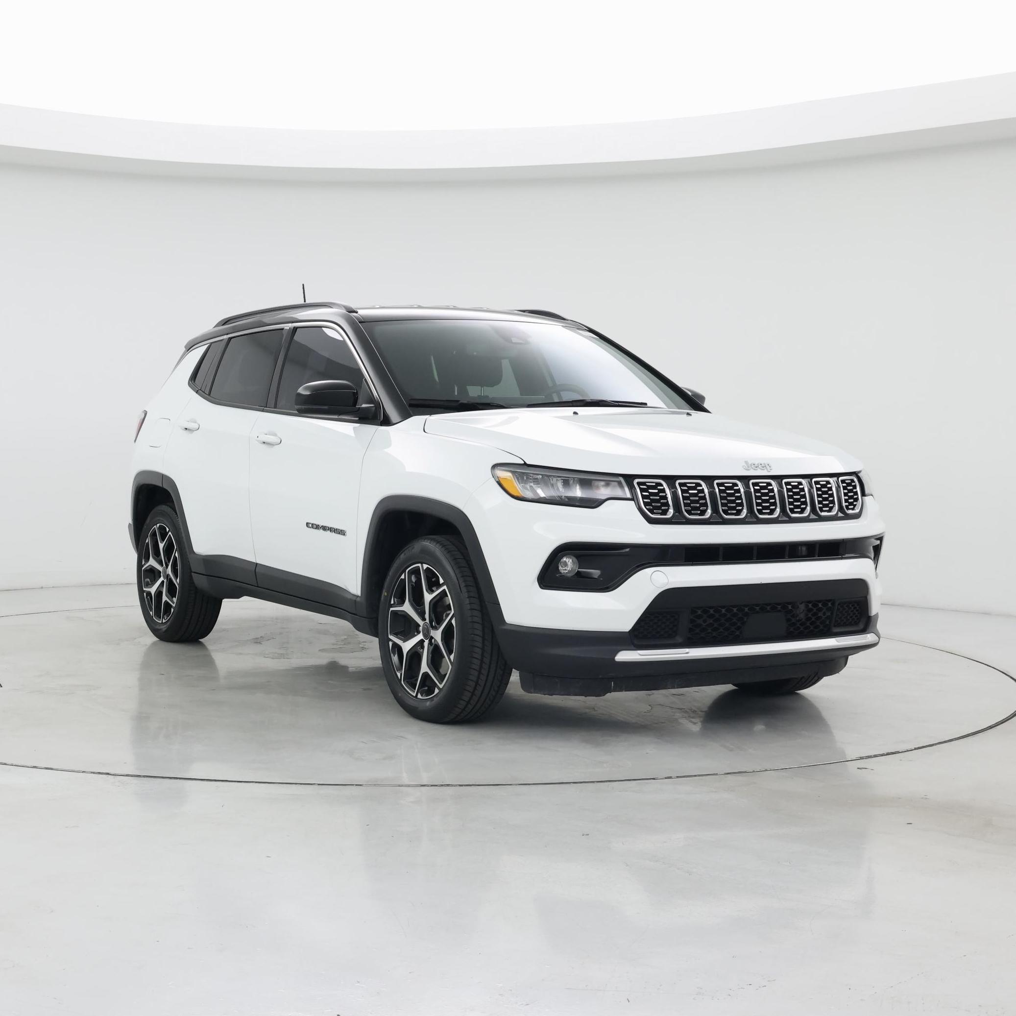 White 2025 Jeep Compass SUV / Crossover Four-Wheel Drive Automatic