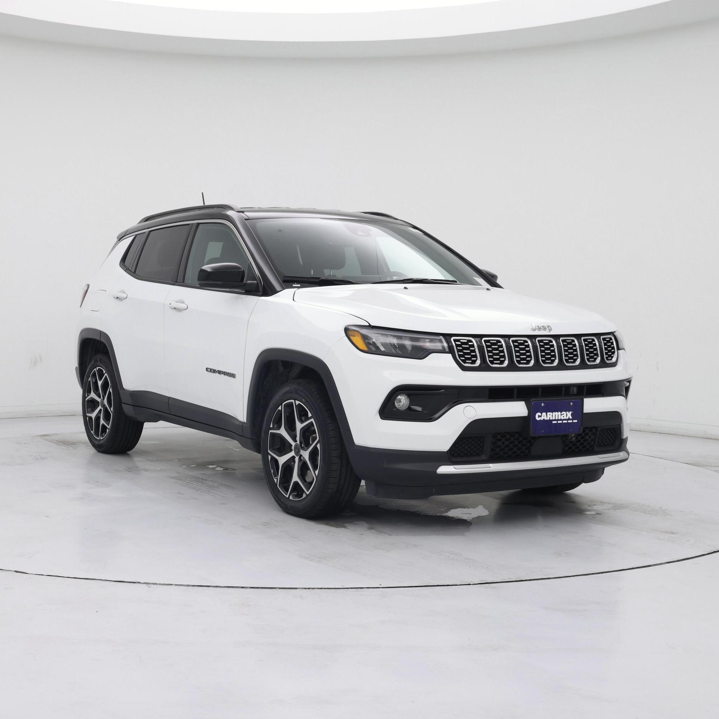 White 2025 Jeep Compass SUV / Crossover Four-Wheel Drive Automatic