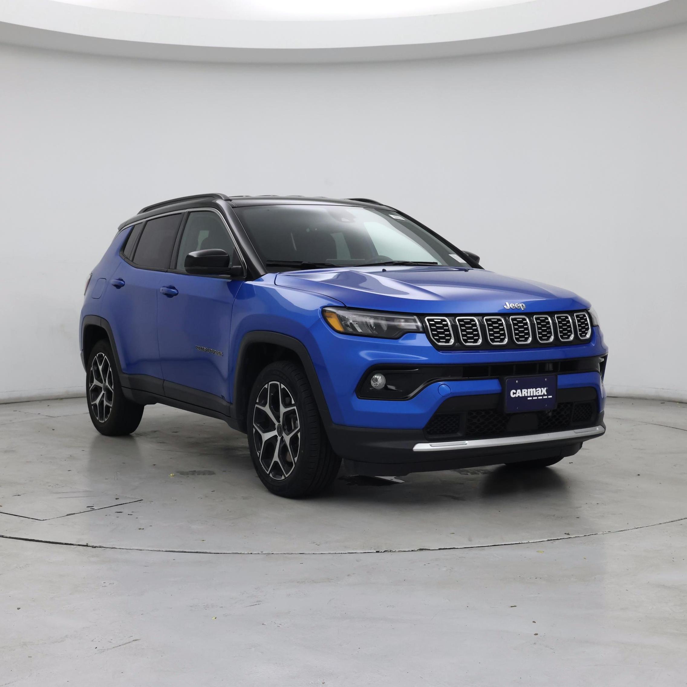Blue 2025 Jeep Compass SUV / Crossover Four-Wheel Drive Automatic