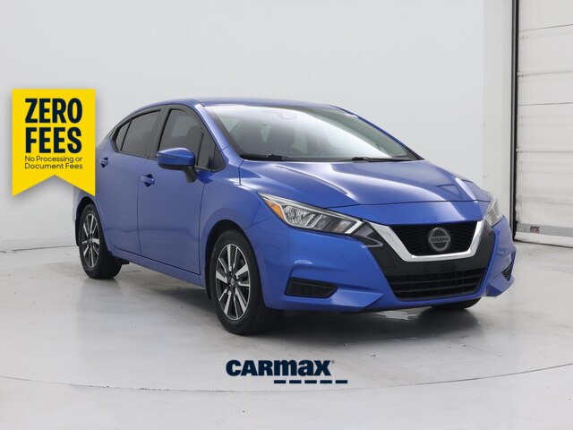 Blue 2021 Nissan Versa Sedan Front-Wheel Drive Automatic