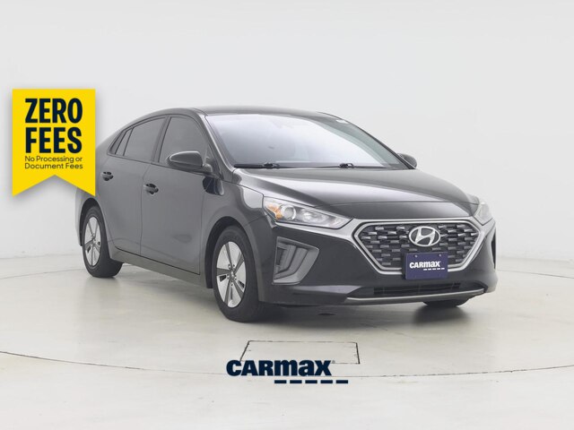 Black 2021 Hyundai IONIQ Hybrid Hatchback Front-Wheel Drive Automatic