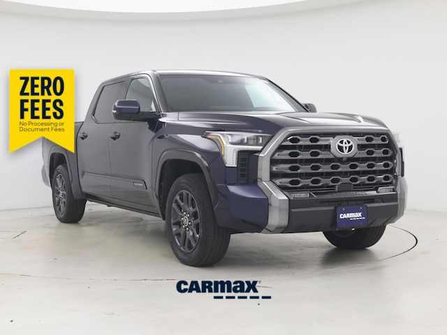 Blue 2023 Toyota Tundra Pickup Truck Four-Wheel Drive Automatic