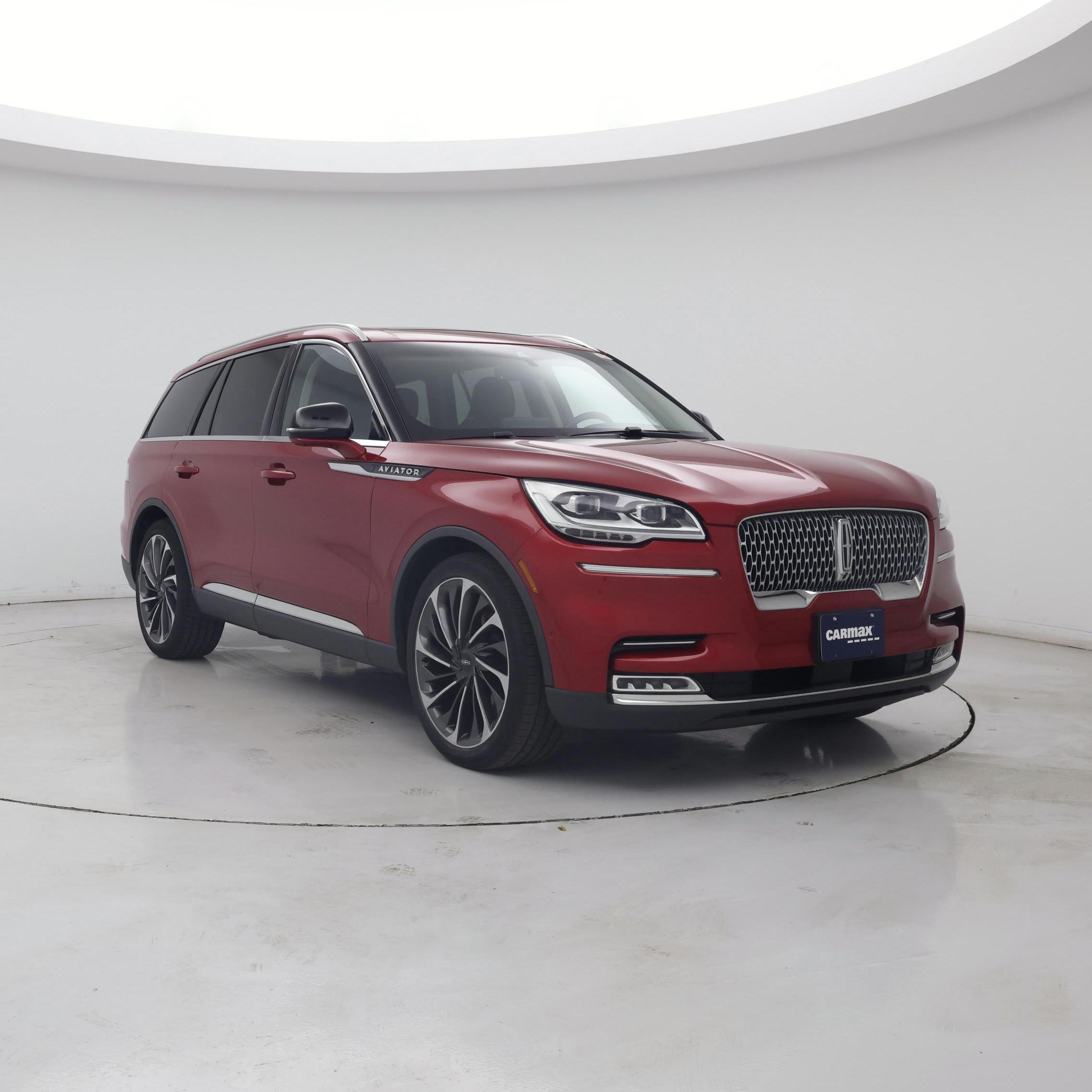 Red 2020 Lincoln Aviator SUV / Crossover All-Wheel Drive Automatic