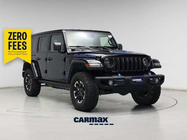 Black 2024 Jeep Wrangler 4xe SUV / Crossover Four-Wheel Drive Automatic
