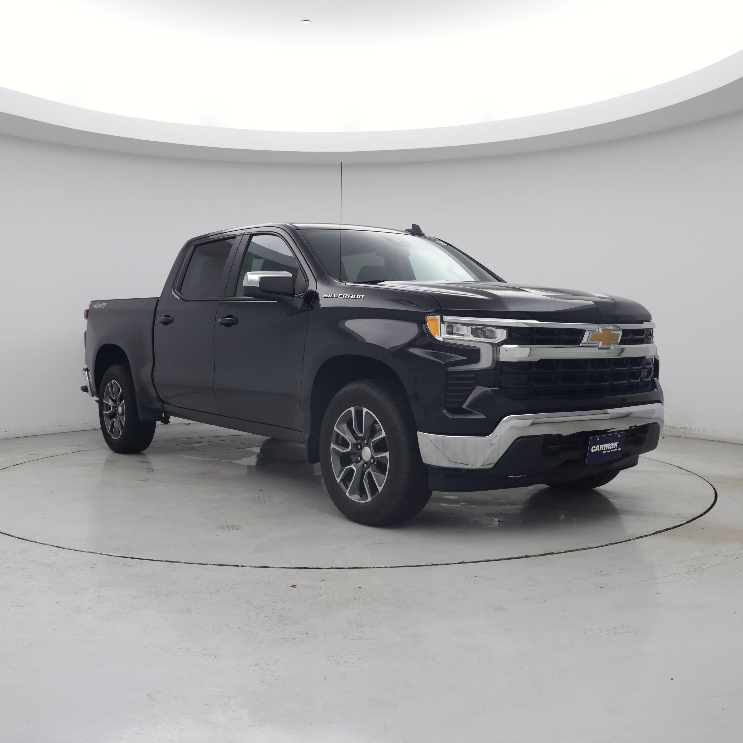 Black 2024 Chevrolet Silverado 1500 Pickup Truck Four-Wheel Drive Automatic