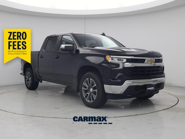 Black 2024 Chevrolet Silverado 1500 Pickup Truck Four-Wheel Drive Automatic