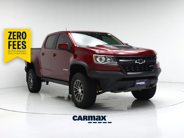 Red 2019 Chevrolet Colorado Pickup Truck Four-Wheel Drive Automatic