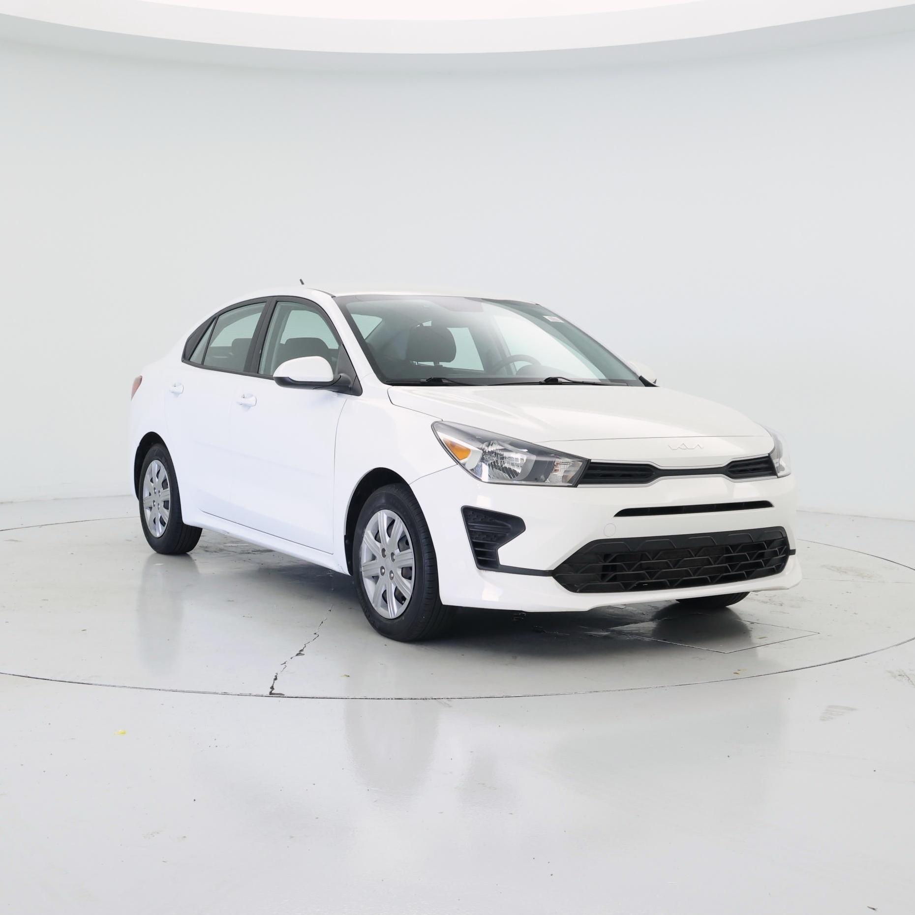 White 2022 Kia Rio Sedan Front-Wheel Drive Automatic