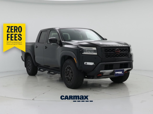 Black 2023 Nissan Frontier Pickup Truck Four-Wheel Drive Automatic