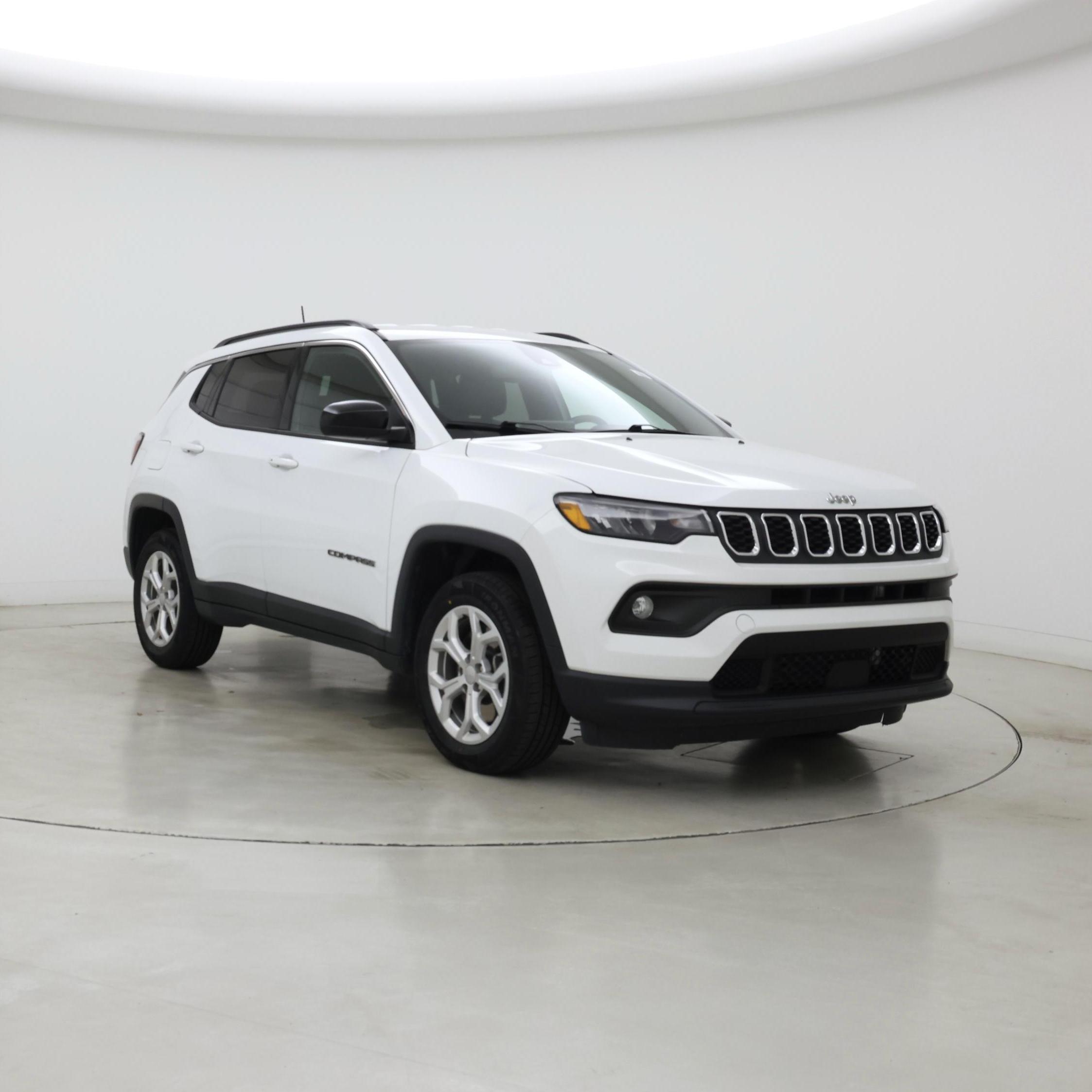 White 2024 Jeep Compass SUV / Crossover Four-Wheel Drive Automatic