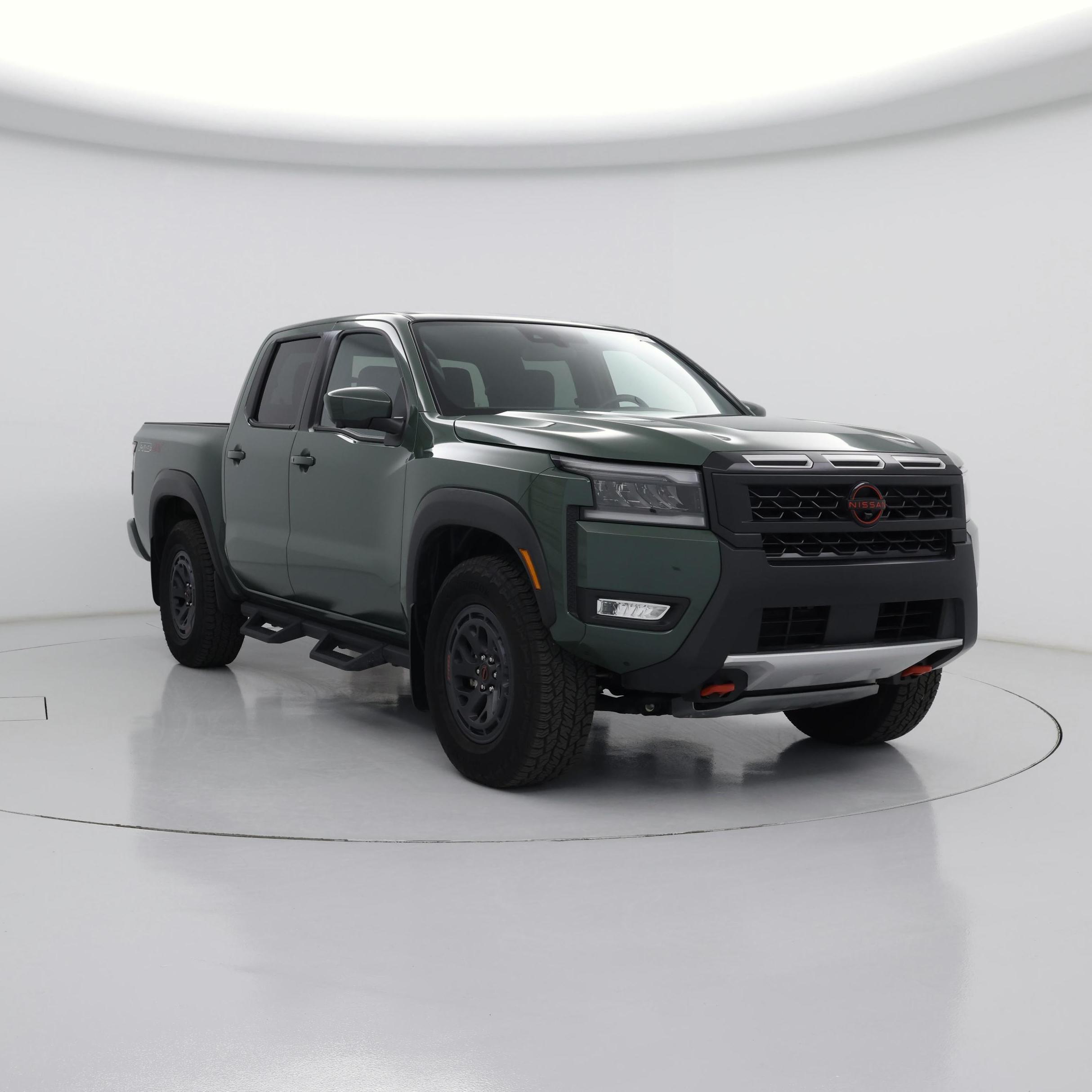 Green 2026 Nissan Frontier Pickup Truck Four-Wheel Drive Automatic