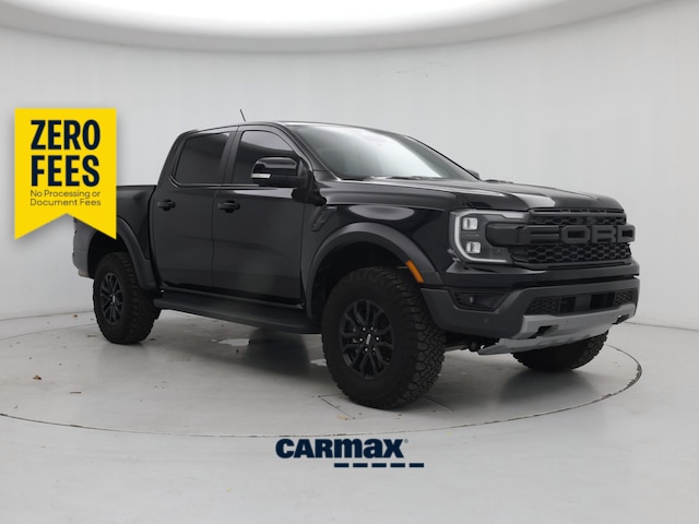 Black 2025 Ford Ranger Pickup Truck Four-Wheel Drive Automatic