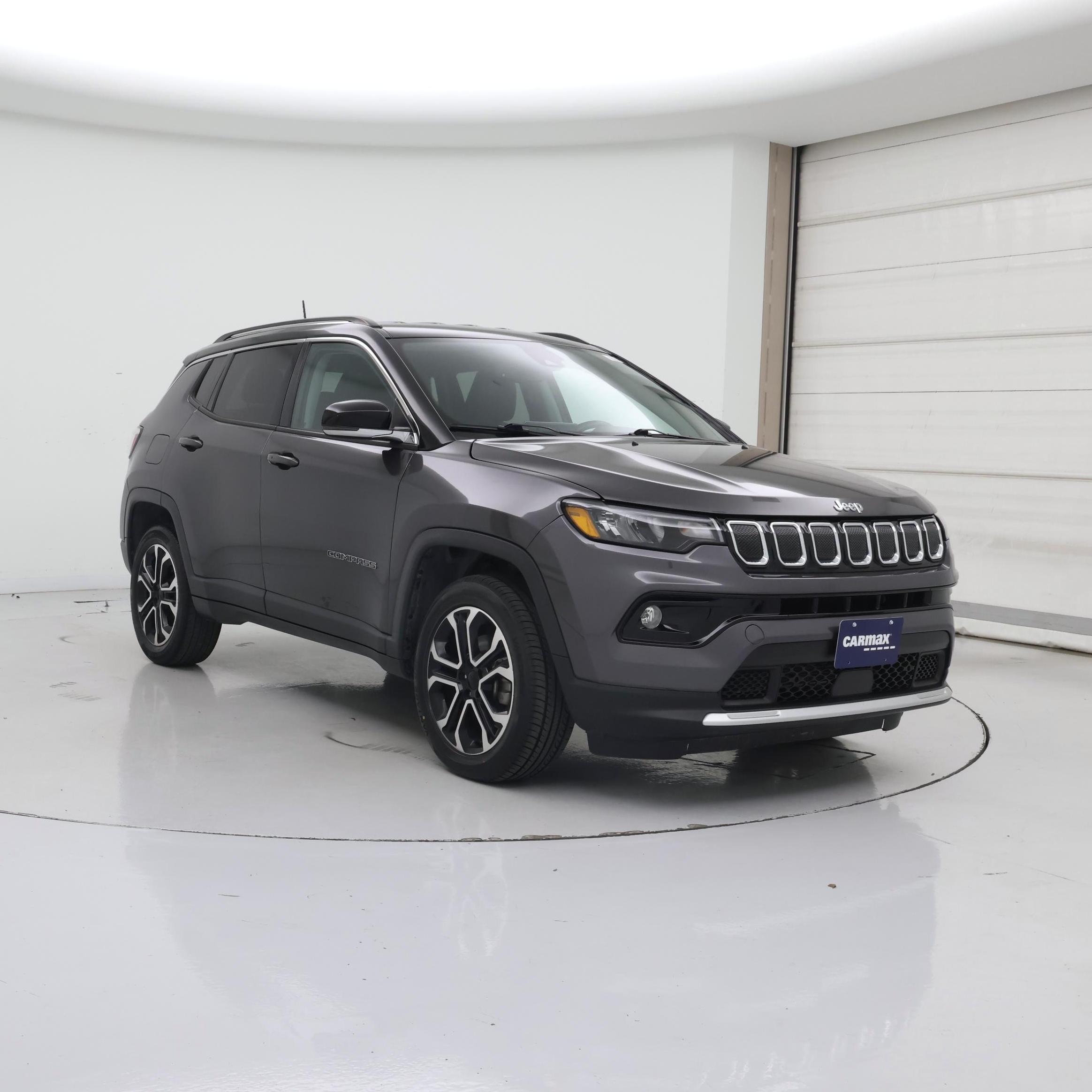 Gray 2022 Jeep Compass SUV / Crossover Four-Wheel Drive Automatic