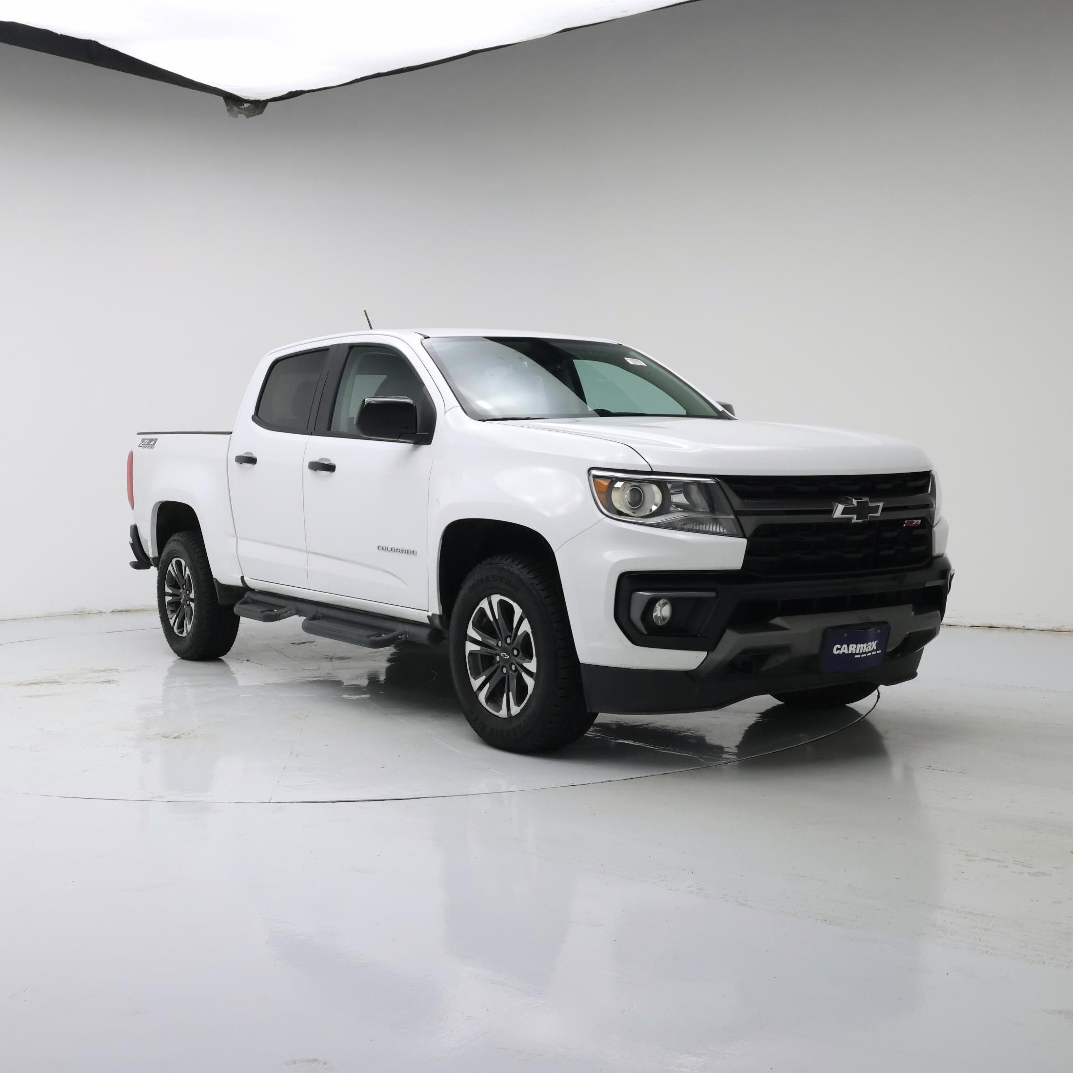 White 2021 Chevrolet Colorado Pickup Truck Four-Wheel Drive Automatic