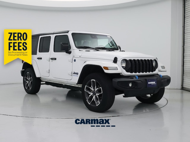 White 2024 Jeep Wrangler 4xe SUV / Crossover Four-Wheel Drive Automatic
