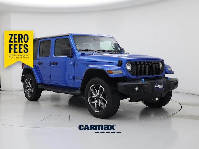 Blue 2024 Jeep Wrangler 4xe SUV / Crossover Four-Wheel Drive Automatic
