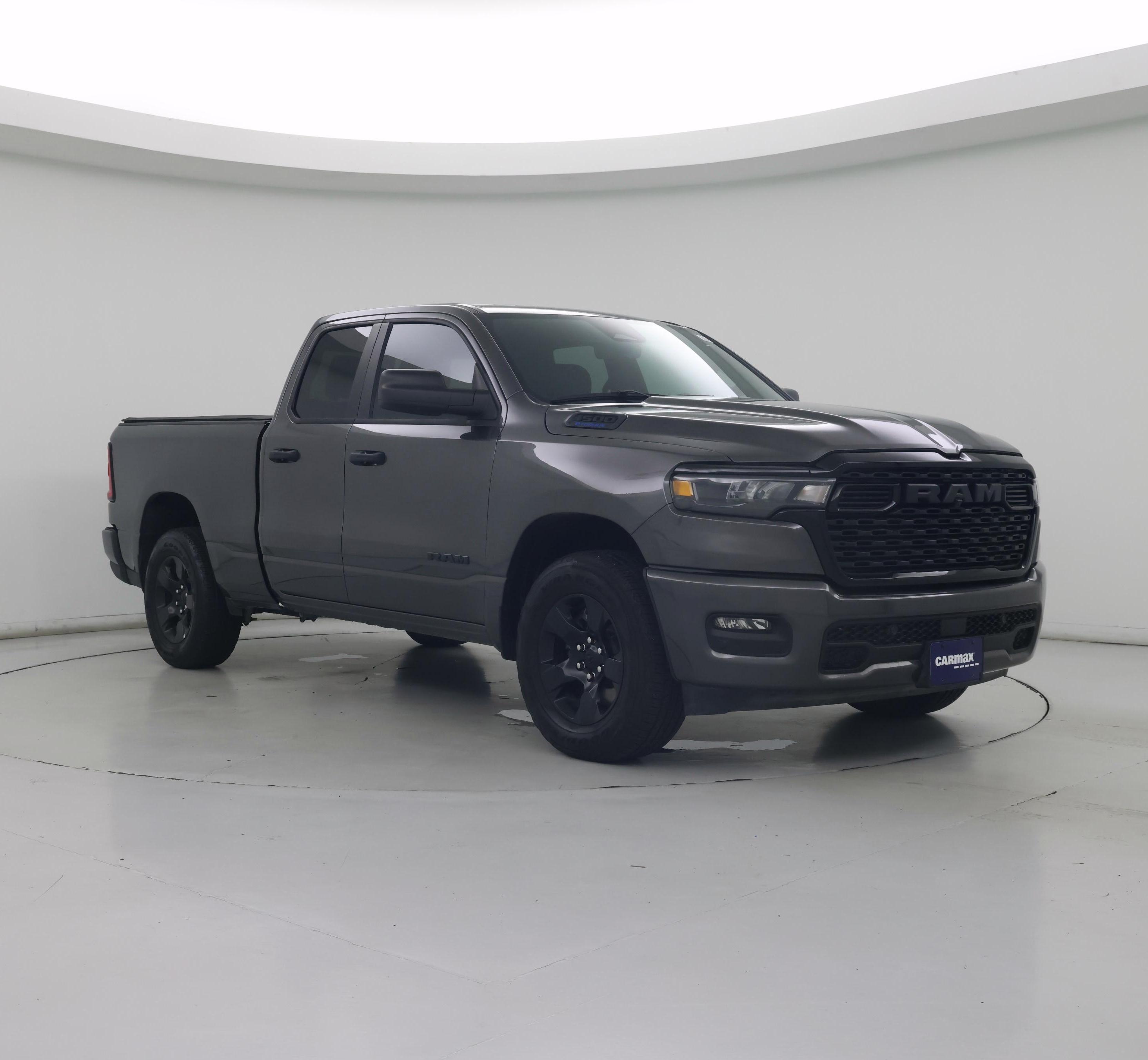 Gray 2025 RAM 1500 Pickup Truck Four-Wheel Drive Automatic