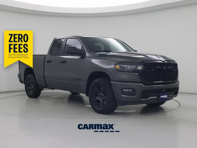 Gray 2025 RAM 1500 Pickup Truck Four-Wheel Drive Automatic