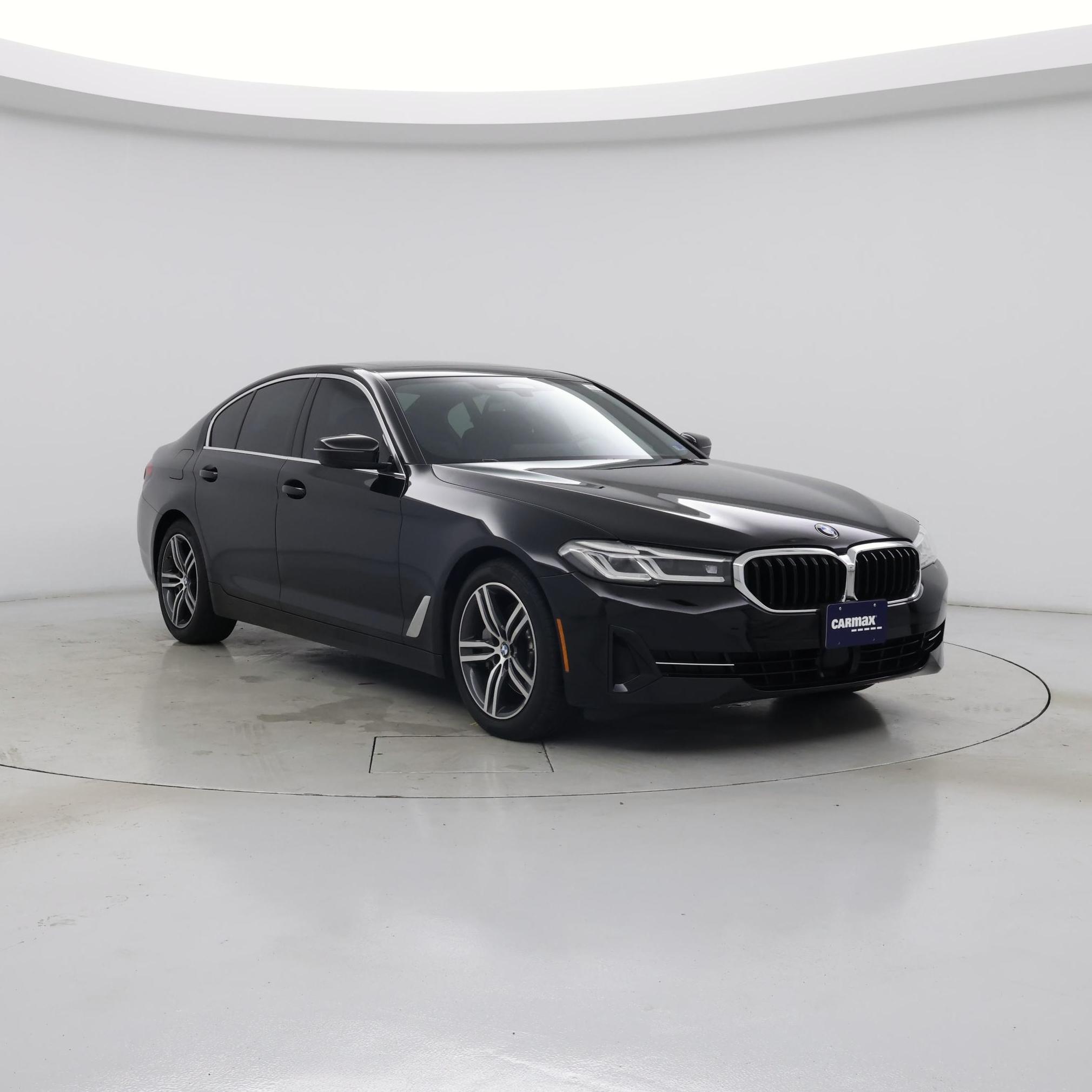Black 2022 BMW 5 Series Sedan All-Wheel Drive Automatic