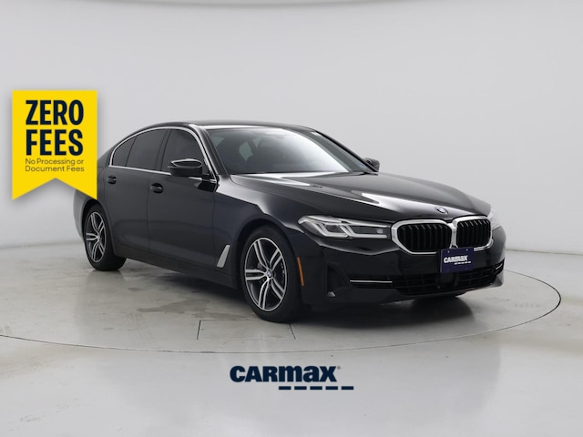 Black 2022 BMW 5 Series Sedan All-Wheel Drive Automatic
