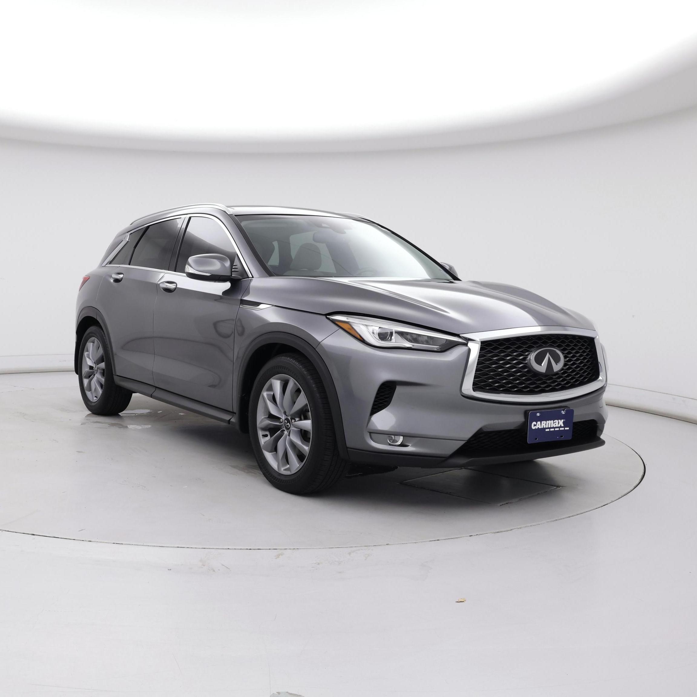 Gray 2021 INFINITI QX50 SUV / Crossover All-Wheel Drive Automatic