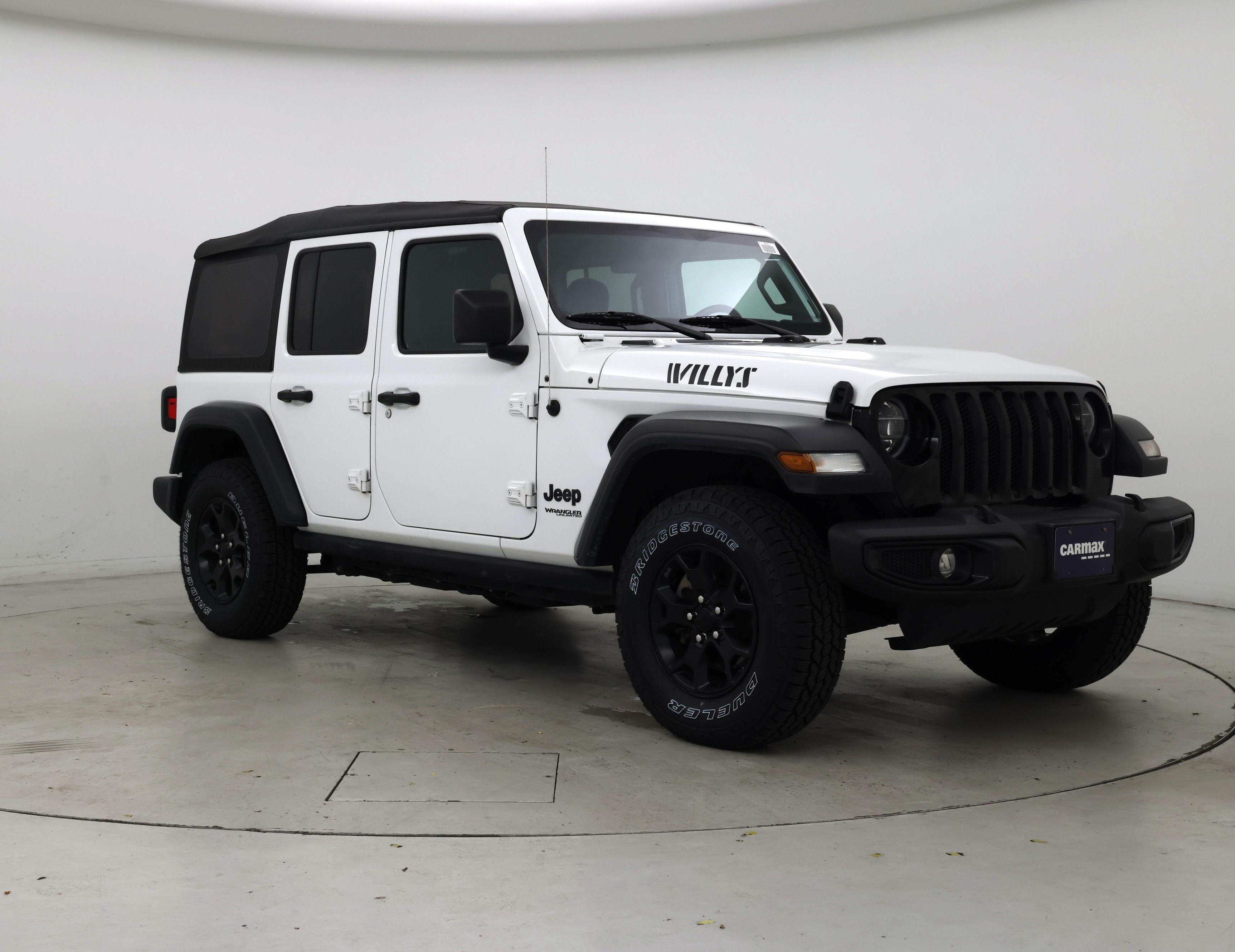 White 2021 Jeep Wrangler SUV / Crossover Four-Wheel Drive Automatic