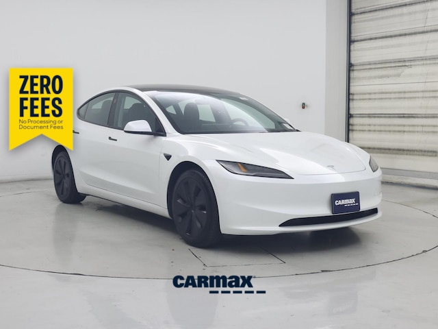 White 2024 Tesla Model 3 Automatic