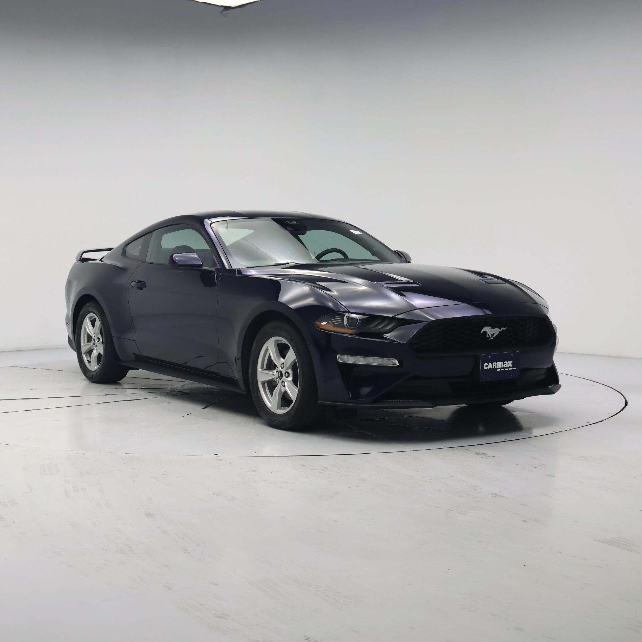 Blue 2021 Ford Mustang Coupe Rear-Wheel Drive Automatic