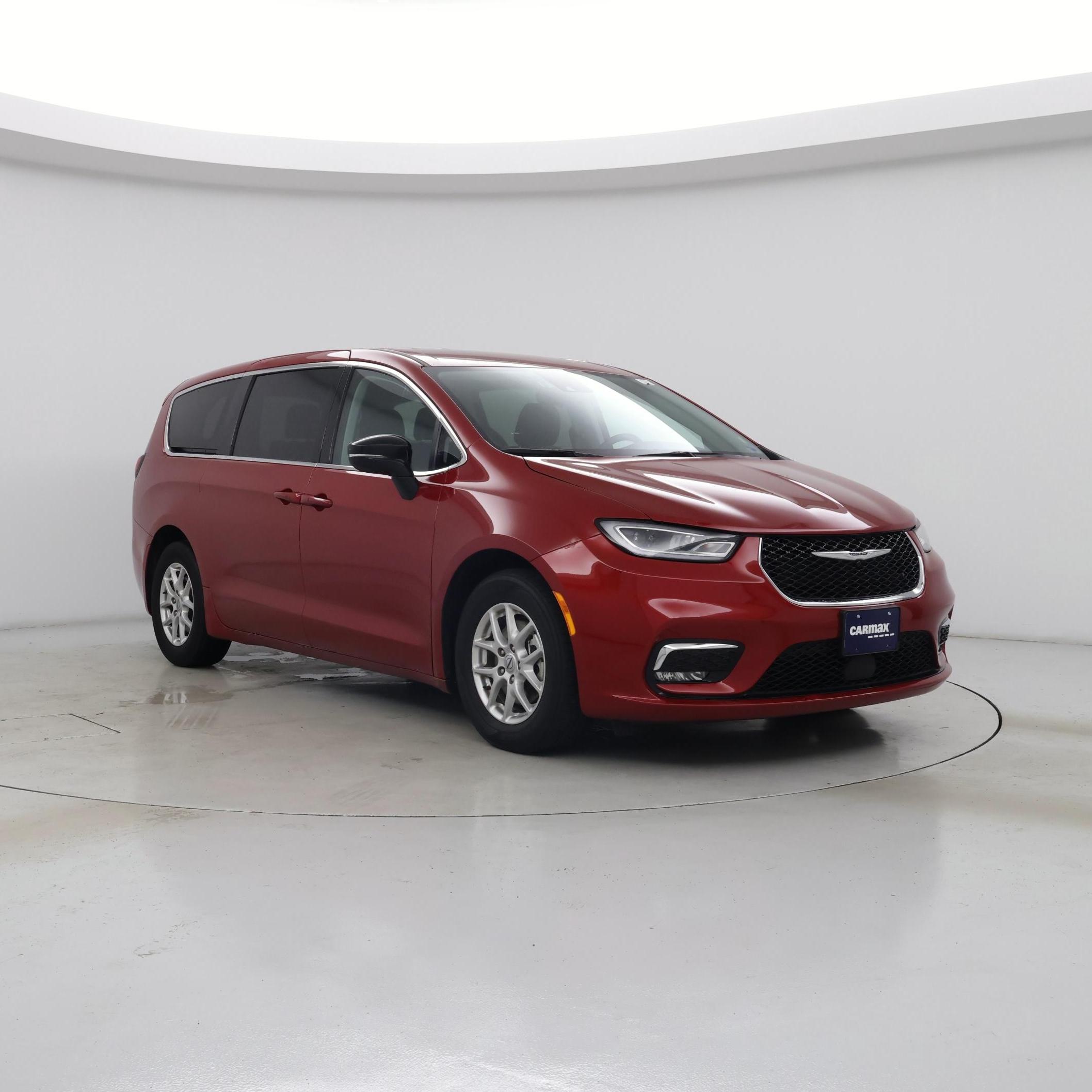 Red 2024 Chrysler Pacifica Minivan Front-Wheel Drive Automatic