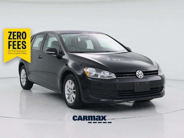 Black 2017 Volkswagen Golf Hatchback Front-Wheel Drive Automatic
