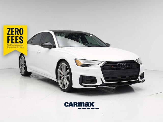 White 2021 Audi S6 Sedan All-Wheel Drive Automatic