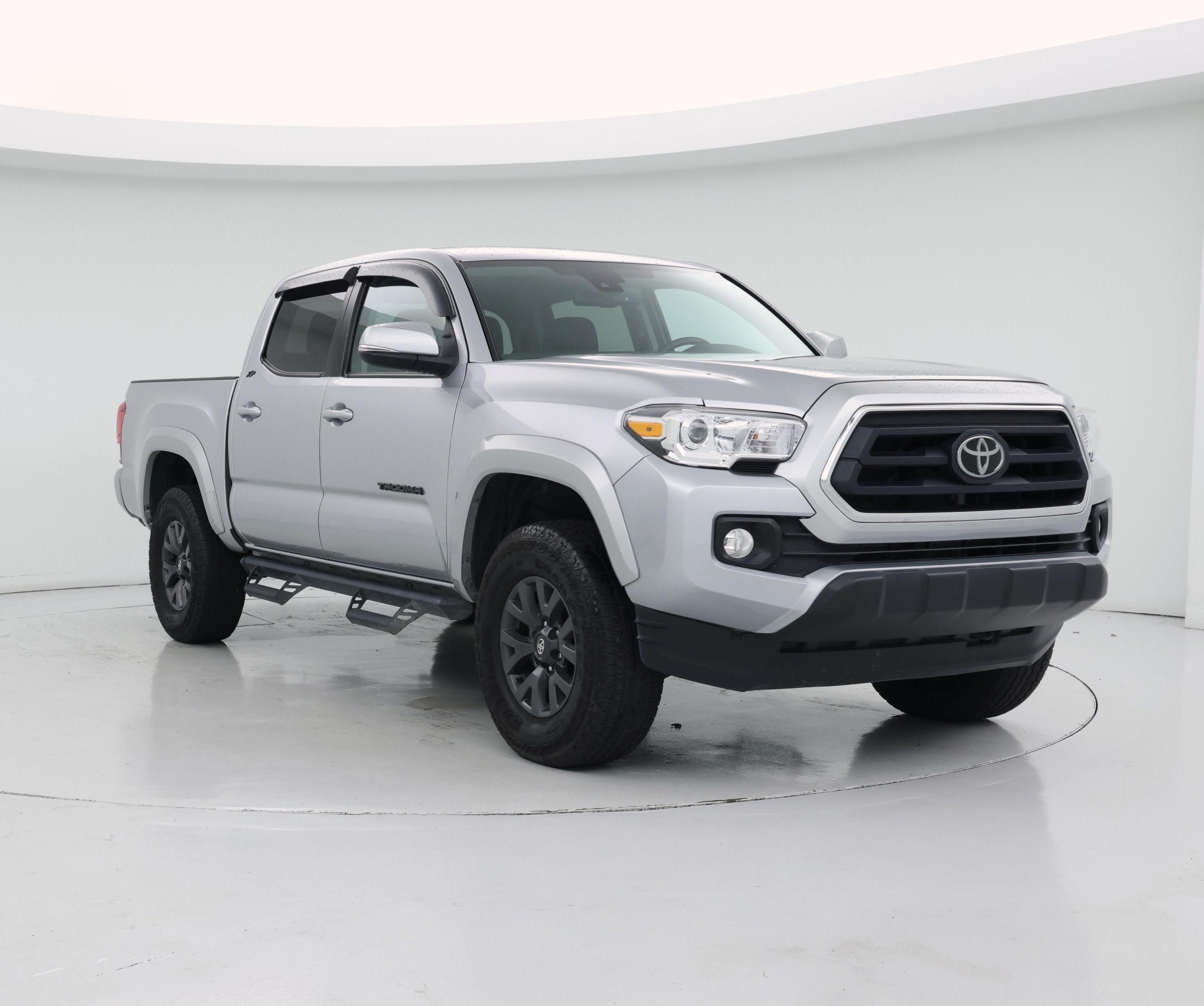 Silver 2023 Toyota Tacoma Pickup Truck Four-Wheel Drive Automatic