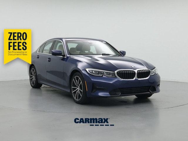 Blue 2021 BMW 3 Series Sedan Rear-Wheel Drive Automatic