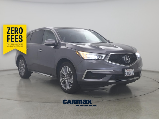 Gray 2018 Acura MDX SUV / Crossover Front-Wheel Drive Automatic
