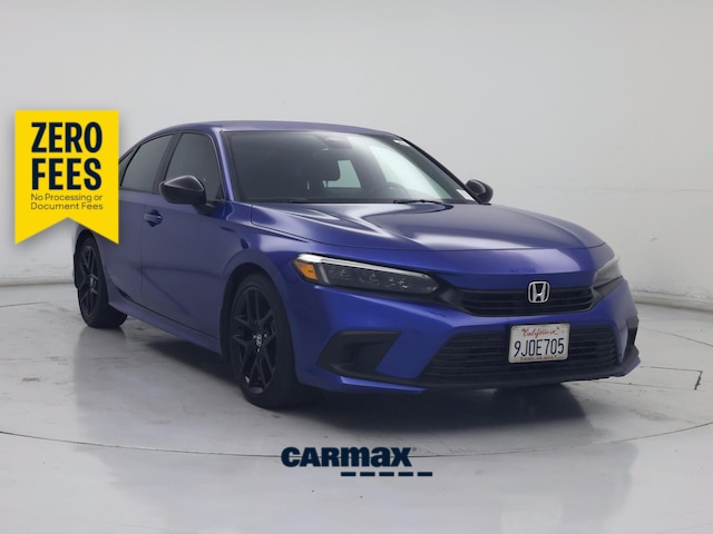 Blue 2024 Honda Civic Sedan Front-Wheel Drive Automatic